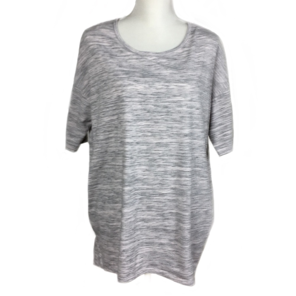 LuLaRoe Short Sleeve Gray T-shirt, size M